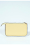 Mini Beaded Zipper Closure Women's Shoulder and Portfolio Bag - 2