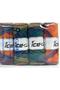 Lot of 4 X 100Gr Skeins Ice Yarns Ambiance Yarn Orange Pink Purple Turquoise Green - 4