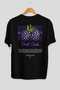 Blackberry Back Printed Black Oversize T-Shirt Men Women Cotton Crew Neck Tshirt