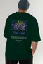Blackberry Back Printed Green Oversize T-Shirt Men Women Cotton Crew Neck Tshirt - 7