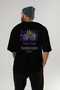 Blackberry Back Printed Black Oversize T-Shirt Men Women Cotton Crew Neck Tshirt - 5