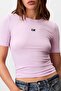 Calvin Klein Women's Modal Ribbed Purple Croplv044C901G-Xef - 4