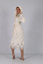 Elegant Stylish Bamboo Cotton Bathrobe with Lace - 6