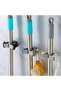 Mop Holder Magic Brush Handle Holder Magic Holder Practical Wall Hanger Bracket 2 (Pcs)