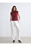 Crew Neck Women's Knitwear Sweater - 2