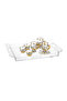 Rectangular acrylic serving tray