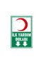First Aid Cabinet Direction Sign – Uv Printed Aluminum Sign – 15 X 22.5 cm Emergency Warning Sign