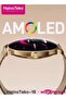 -18 Waterproof Smart Watch With Round Shape AMOLED Display BT Calling Support 3 P - 8