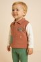 Baby Boy Camper Polo Collar 2-Piece Seasonal Suit Bottom-Top Long Sleeve 6-9-12-18-24Months - 3