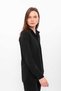 Women's Pocket Detailed Long Sleeve Basic Black Shirt - 5