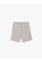 Textured Waist Lace-Up Bermuda Shorts with Pocket Detail - 3