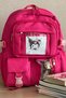 Pink Girl Korean Style School Bag, Kawaii Primary School Backpack, 15 Lt, 40X30X15Cm - 6