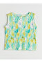 Esvab • Modern & Distinctive Zero Roba Collar Floral Girl's Blouse