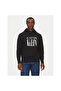 Ck J30J327520 Serif Font Graphic Hoodie Men's Sweatshirt - 7
