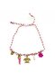 Pink Turtle Charm Steel Anklet and Bracelet - 2