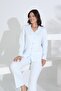 Bamboo Long Sleeve Buttoned Maternity Maternity Pajama Set 30206-30207 - 3
