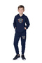 Kangaroo Pocket Hooded Never Give up Printed Boy's Tracksuit Set