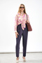 Carrot Pants Women's Pants Front Pleated Pocketed Woven Trousers Ankle Length Plum Purple Palazzo - 4