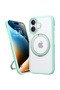 Upgraded 360°Rotatable Magnetic Ring for iPhone 16 Plus Case, Fit for MagSafe with Stand & Ring Hol - 3