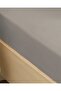 Flat Cotton Single Fitted Sheet Pebble 100X200 cm (4.08.2025) - 3
