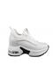 24K300-2 Wedge Heel White Women's Sneakers