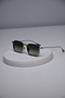 Men's Uv400 Protected Square Steel Metal Sunglasses - 7