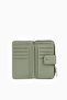 Cengiz Pakel Medium Size Women's Wallet with Snap Detail – 65298L - Black/Green - 3