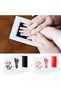 Newborn Baby Hand Footprint Kit Clean Ink Pad Pet Ani Card and Souvenir Set