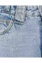 Faded Barrel Fit Jeans with Button Closure - 6