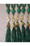 Vavlı 99 Pearl Prayer Beads – Colorful Beaded Prayer Beads with Stylish Tassels 5 Pieces Green - 3