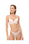 Lace Trim Push Up Bra - 4