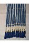 Vavlı 99 Pearl Prayer Beads – Colorful Beaded Prayer Beads with Stylish Tassels 20 Pieces Navy Blue - 2