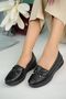 Women's 4 Point Orthopedic Anti-Sweat Non-Slip Anatomical Sole Shoes Black - 2