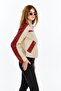Women's Striped Leather Jacket Daily Use Niche Original Design Coats Standard Bomber Jacket with Zipper - 5