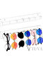 Tuva - Modern 6-Eye Multi-Purpose Horizontal Wall Mounted Elite Glasses Organizer Organizer