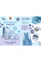 3-Piece Backpack Set for Kids, Lightweight Water-proof, School Bag Blue Butterfly - 2