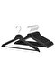 Hangers for Clothes Boomerang 8 Pcs, Wood, Black