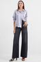 Women's Draped Satin Shirt Lilac 1069 - 2