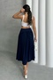 Women's Waist Seat Pleated Skirt - 4