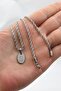 Allah Yazlı Necklace Stainless Steel Chain 3mm 902082 - 6