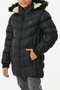 Boy / Girl Embroidered Black Color Inflatable Coat - 2