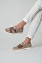 Duncan Model Genuine Leather Handmade Men's Beige Suede Leather Loafer Shoes - 3