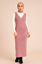 Top Sweater Striped Bottom Dress Knitwear Set – Two Pieces – Modern & Comfortable - 2