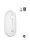 Pebble Mouse 2 M350s Slim Bluetooth Wireless Mouse White - 2