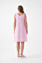 100% Cotton Muslin Fabric Rope Strap Dress Mg-20251 - 7