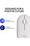 Pebble Mouse 2 M350s Slim Bluetooth Wireless Mouse White - 4
