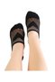 Idol Fishnet Ballerina Socks 3-Piece Black & Tan - 2