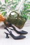 32810 Bilener Open Back Low Heel Women's Shoes with Bow Detail - 5