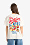 100% Cotton Oversized Printed T-Shirt F4743Ax25Sm - 6