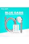 Blue Oasis Ionic Shower Filter Bundle | Silver Cylindrical Filter + 4 Dual Cartridges & 2M Hose | TU - 3